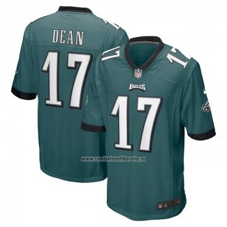 Camiseta NFL Game Philadelphia Eagles Nakobe Dean 2022 NFL Draft Pick Verde