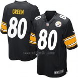 Camiseta NFL Game Pittsburgh Steelers Green Negro