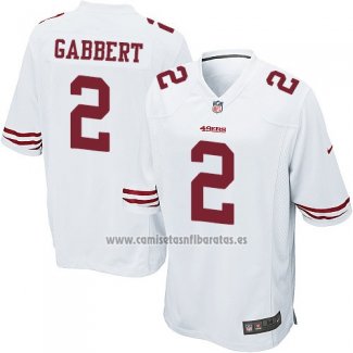 Camiseta NFL Game San Francisco 49ers Gabbert Blanco