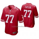 Camiseta NFL Game San Francisco 49ers Jullian Taylor Rojo