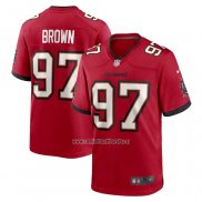 Camiseta NFL Game Tampa Bay Buccaneers Earnest Brown IV Rojo