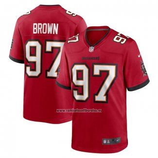 Camiseta NFL Game Tampa Bay Buccaneers Earnest Brown IV Rojo
