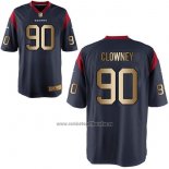 Camiseta NFL Gold Game Houston Texans Clowney Profundo Azul
