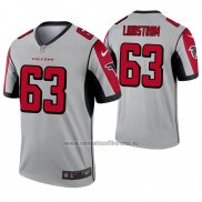 Camiseta NFL Legend Atlanta Falcons 63 Chris Lindstrom Inverted Gris