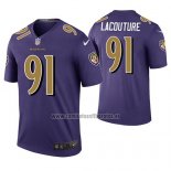 Camiseta NFL Legend Baltimore Ravens Christian Lacouture Violeta Color Rush