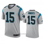 Camiseta NFL Legend Carolina Panthers Seth Roberts Inverted Gris