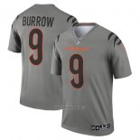 Camiseta NFL Legend Cincinnati Bengals Joe Burrow Inverted Gris