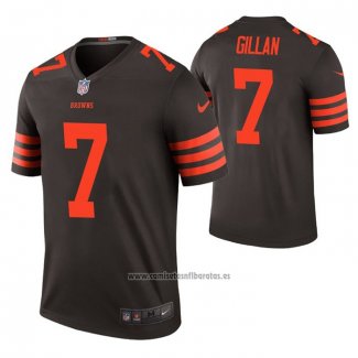 Camiseta NFL Legend Cleveland Browns Jamie Gillan Color Rush Marron