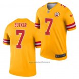 Camiseta NFL Legend Kansas City Chiefs Harrison Butker Inverted Oro