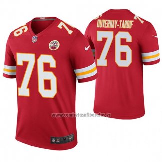 Camiseta NFL Legend Kansas City Chiefs Laurent Duvernay Tardif Rojo Color Rush