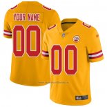 Camiseta NFL Legend Kansas City Chiefs Personalizada Amarillo