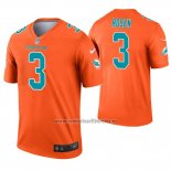 Camiseta NFL Legend Miami Dolphins 3 Josh Rosen Inverted Naranja