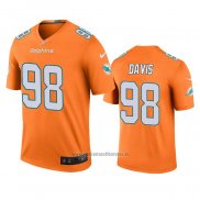 Camiseta NFL Legend Miami Dolphins Raekwon Davis Naranja Color Rush