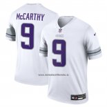 Camiseta NFL Legend Minnesota Vikings JJ McCarthy Segunda Blanco