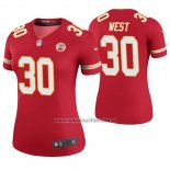Camiseta NFL Legend Mujer Kansas City Chiefs Charcandrick West Red Color Rush