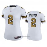 Camiseta NFL Legend Mujer New Orleans Saints Jameis Winston Blanco Color Rush