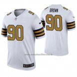 Camiseta NFL Legend New Orleans Saints Malcom Brown Blanco Color Rush