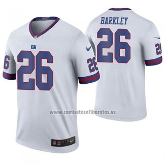 Camiseta NFL Legend New York Giants Saquon Barkley Blanco Color Rush