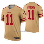 Camiseta NFL Legend San Francisco 49ers 11 Marquise Goodwin Inverted Oro