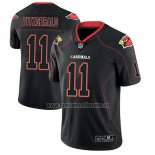 Camiseta NFL Limited Arizona Cardinals Larry Fitzgerald Negro Color Rush 2018 Lights Out