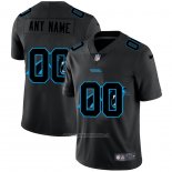 Camiseta NFL Limited Carolina Panthers Personalizada Logo Dual Overlap Negro