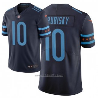 Camiseta NFL Limited Chicago Bears Mitchell Trubisky Ciudad Edition Azul