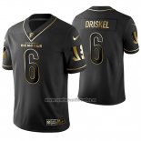 Camiseta NFL Limited Cincinnati Bengals Jeff Driskel Golden Edition Negro