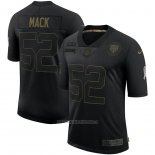 Camiseta NFL Limited Chicago Bears Mack 2020 Salute To Service Negro