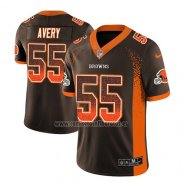 Camiseta NFL Limited Cleveland Browns Genard Avery Marron 2018 Rush Drift Fashion