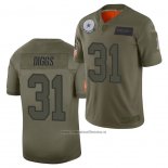 Camiseta NFL Limited Dallas Cowboys Trevon Diggs 2019 Salute To Service Verde