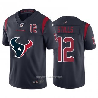 Camiseta NFL Limited Houston Texans Stills Big Logo Number Azul