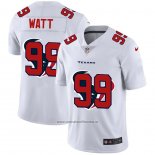 Camiseta NFL Limited Houston Texans Watt Logo Dual Overlap Blanco