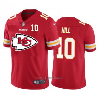 Camiseta NFL Limited Kansas City Chiefs Hill Big Logo Number Rojo