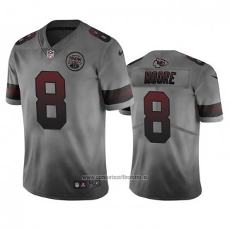 Camiseta NFL Limited Kansas Ciudad Chiefs Matt Moore Ciudad Edition Gris