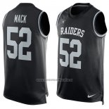 Camiseta NFL Limited Las Vegas Raiders Sin Mangas 52 Mack Negro