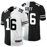 Camiseta NFL Limited Los Angeles Rams Goff Black White Split
