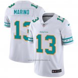 Camiseta NFL Limited Miami Dolphins Marino Team Logo Fashion Blanco