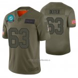 Camiseta NFL Limited Miami Dolphins Michael Deiter 2019 Salute To Service Verde