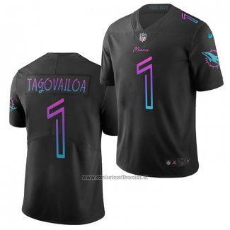 Camiseta NFL Limited Miami Dolphins Tua Tagovailoa Ciudad Edition Negro