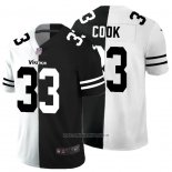 Camiseta NFL Limited Minnesota Vikings Cook White Black Split