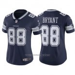 Camiseta NFL Limited Mujer Dallas Cowboys 88 Dez Bryant Azul Vapor Untouchable