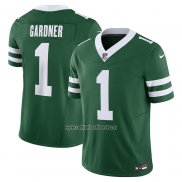 Camiseta NFL Limited New York Jets Ahmad Sauce Gardner Vapor F.U.S.E. Legacy Verde