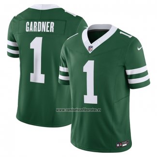 Camiseta NFL Limited New York Jets Ahmad Sauce Gardner Vapor F.U.S.E. Legacy Verde