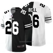 Camiseta NFL Limited New York Jets Bell White Black Split