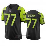 Camiseta NFL Limited New York Jets Mekhi Becton Ciudad Edition Verde Negro