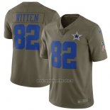 Camiseta NFL Limited Nino Dallas Cowboys 82 Witten Verde