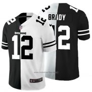 Camiseta NFL Limited Tampa Bay Buccaneers Brady Black White Split