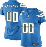 Camiseta NFL Mujer Los Angeles Chargers Personalizada Azul