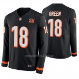 Camiseta NFL Therma Manga Larga Cincinnati Bengals Aj Green Negro