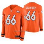 Camiseta NFL Therma Manga Larga Denver Broncos Jared Veldheer Naranja
